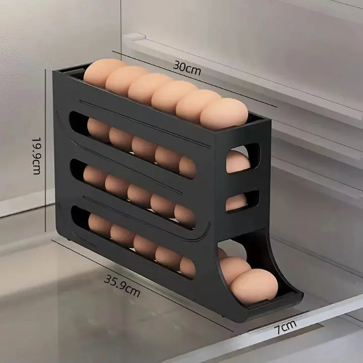 Organizador de Geladeira Porta Ovos 4 Camadas BStocker